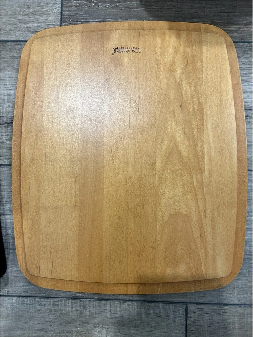 Longaberger Woodcrafts LID Tapered Paper Tray Medium Bin CLASSIC STAIN